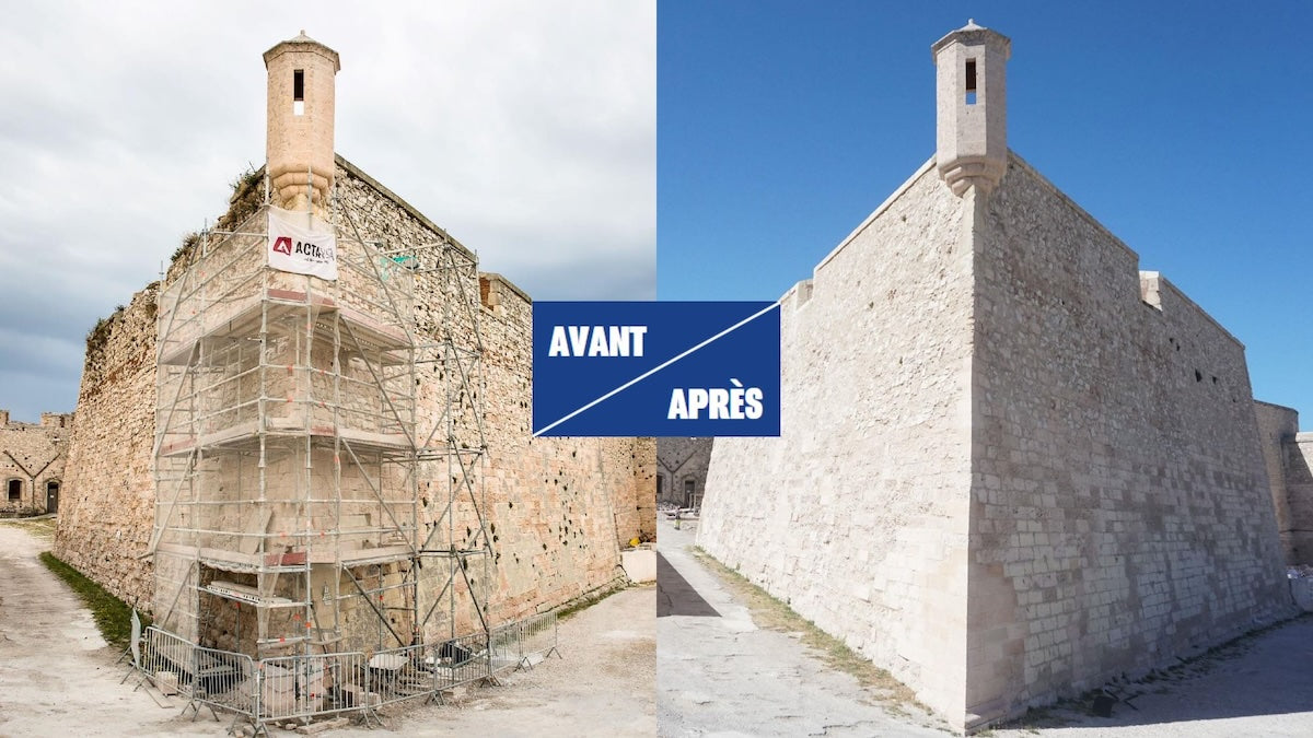 Restauration du Fort Saint-Nicolas à Marseille